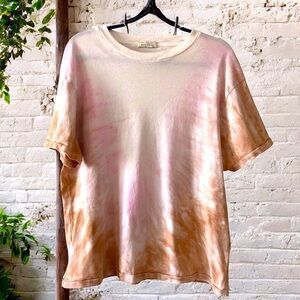 RAGDOLL LA Pink Tie-Dye Oversized Tee large festival boho summer streetwear